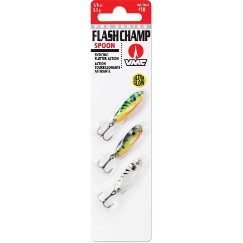 Vmc 1/32 Oz. Ultra Glow Flash Clamp Spoon Fishing Lure 3-pack : Target