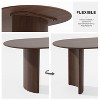 PexFix Haiden Oval 67"x33.5" Dining Table Solid Wood Kitchen Tables - 4 of 4