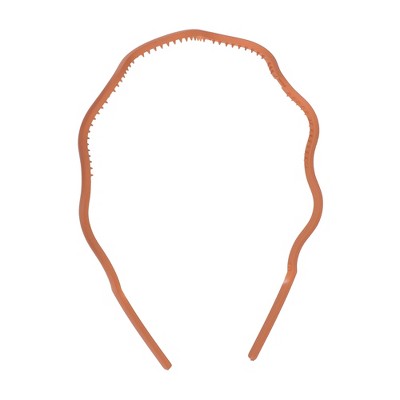 Unique Bargains Women's Classic Fashion Frosted Wavy Hairband 5.51"x4.53" 1 Pc