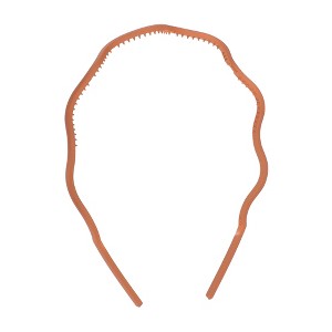 Unique Bargains Women's Classic Fashion Frosted Wavy Hairband 5.51"x4.53" 1 Pc - 1 of 4