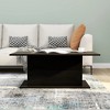 vidaXL Coffee Table Black Engineered wood 40.2 x 21.9 x 15.7 in Durable - 3 of 4