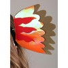 HalloweenCostumes.com    Dilophosaurus Headband & Tail Kit, Orange/Green - 2 of 3