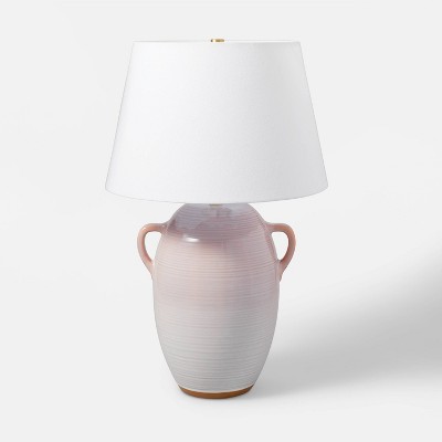 Large Ceramic Jar Table Lamp Gray - Threshold™ designed with Studio McGee