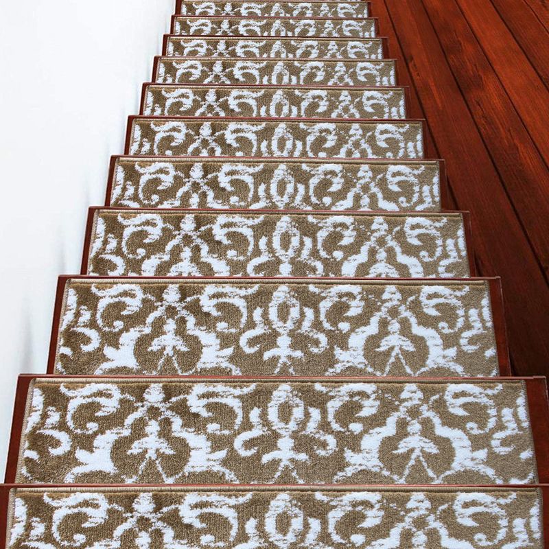Sussexhome Floral Collection Anti-Slip Carpet Stair Treads, 9" X 28", 2 of 12