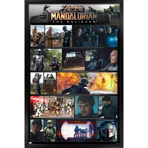 Trends International Star Wars: The Mandalorian Season 2 - Chapter 15 Grid Framed Wall Poster Prints - 1 of 4