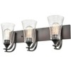 Millennium Lighting Natalie 3 - Light Vanity in  Satin Nickel - 3 of 4