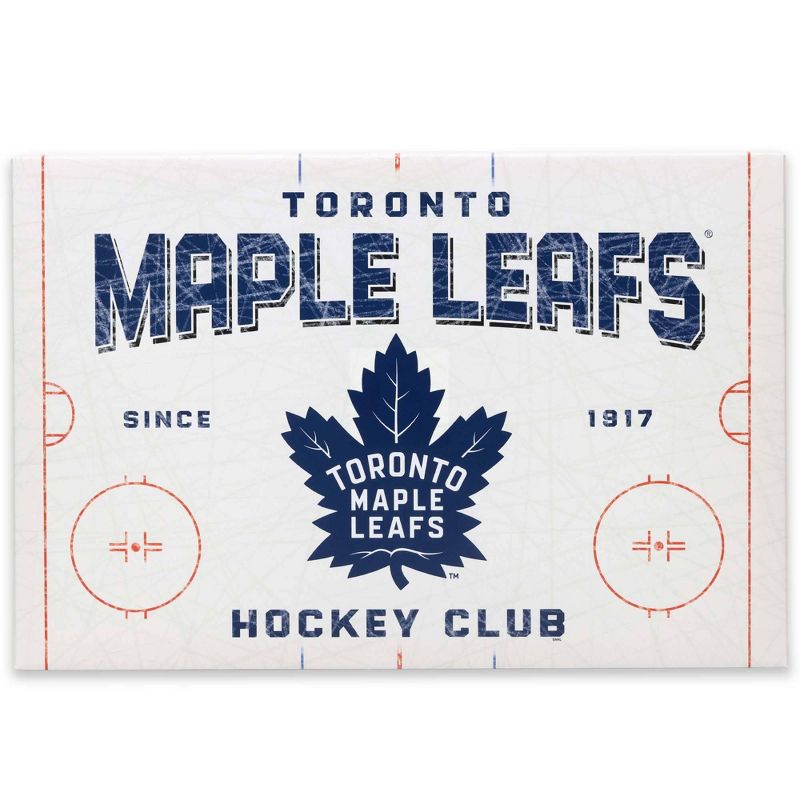 NHL Toronto Maple Leafs Rink Canvas, 1 of 5