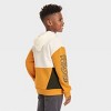Boys' Marvel Black Panther Wakanda Forever Fleece Sweatshirt - Orange - 2 of 3