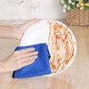 Unique Bargains Household Soft Microfiber Kitchen Towels with Hang Loop 8 Packs - 2 of 4