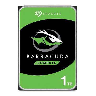 Seagate BarraCuda 1TB Internal Hard Drive HDD - 3.5 Inch SATA 6 Gb/s 7200 RPM 64MB Cache for Computer Desktop PC (ST1000DM010)