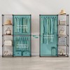 Vtec Trading Taupe Portable Freestanding Wardrobe Rack - 3 of 3
