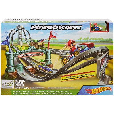 hot wheels mario kart mario circuit trackset