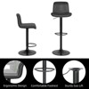 Modern Upholstered Kitchen Bar Stools Bar Stool Set of 2/4,With Adjustable Swivel Barstools for Kitchen Island Dining Room - 2 of 4