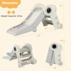 Safstar Folding Freestanding Toddler Slide for Toddlers Age 18+ Months w/ Climber Indoor - 2 of 4