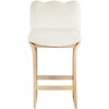 Meridian Furniture,Shaw Chenille Fabric Upholstered Counter Stool - 2 of 4