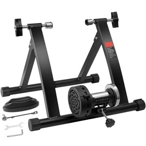VEVOR Bike Trainer Stand, Magnetic Stationary Bike Stand for 26"-29" Wheels, Noise Reduction Flywheel Motor, Protable Cycling - 1 of 4
