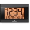 Marathon Atomic Digital Wall Clock With Auto-Night Light, Temperature & Humidity - 2 of 4