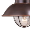 Vaxcel Harwich 1 - Light Wall Light in  Burnished Bronze - 2 of 4