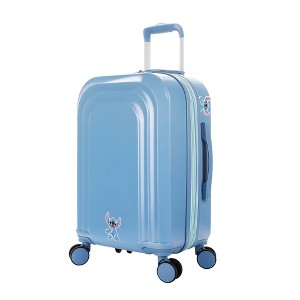 Disney Lilo & Stitch Peeking Rubber Badge 20" 4-Wheel Roling Luggage - 1 of 4