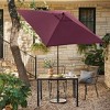 6' Square Outdoor Patio Market Umbrella with Black Pole - Threshold™ - 2 of 4