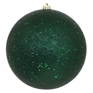 Vickerman Midnight Green Ball Ornament - 1 of 4