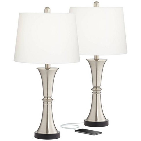 Silver store nightstand lamps