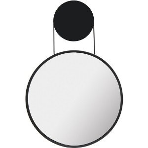 Aura Mirror - 24" x 36.5" - MRR3071 - Matte Black - Safavieh - 1 of 4
