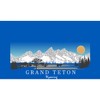 Adventure Society Grand Teton Wyoming Long Sleeve Adult Hooded Sweatshirt - 2 of 2