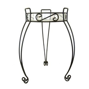 River North Combo Top Plant Stand 21, Black - 1 of 2