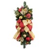 26in Madison Pre-Lit LED Staircase Christmas Artificial Swag - Haute Decor: Battery-Operated, Timer Function, Indoor/Outdoor Use - 2 of 3