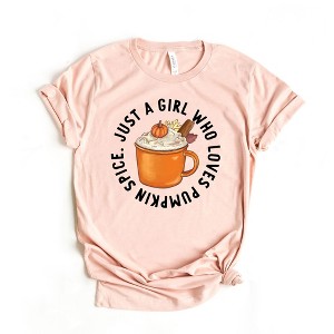Simply Sage Market Women's Loves Pumpkin Spice Short Sleeve Graphic Tee - 1 of 2