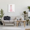 Stupell Industries Pink Leopard Floral Garland Gallery Wrapped Canvas Wall Art - 2 of 3