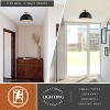 VAXCEL Devon 12.75-in W LED Compatible Mid-Century Modern Semi Flush Mount Ceiling Light - 4 of 4