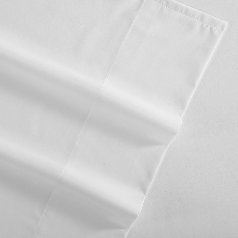 Kenneth Cole New York Brushed Microfiber Sheet Sets (Solid -White)-Full, 4 of 9