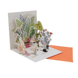 Unique Bargains Greeting Card Assorted Color 7.7"x5.7"x0.4" 1 Pc - 1 of 3