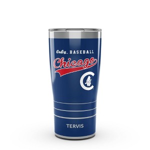 MLB Chicago Cubs 20oz Vintage Stainless Steel Tumbler - 1 of 3