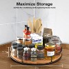 LunaLulinlk 9 inch Lazy Susan Organizer, Pantry Organizers and Storage for Cabinet, Kitchen Countertop, Spice Rack - 3 of 4