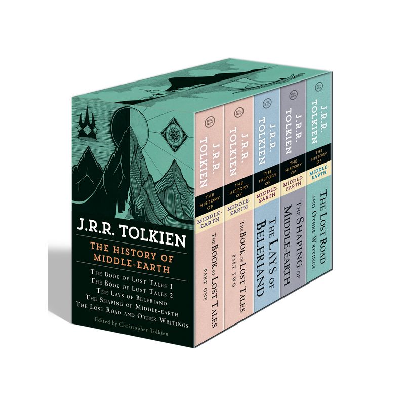 The History of Middle-Earth 5-Book Boxed Set - by  J R R Tolkien (Mixed Media Product), 1 of 2