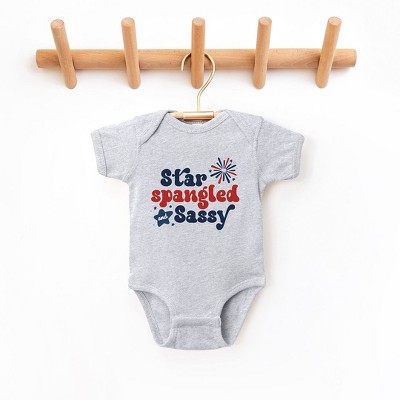 The Juniper Shop Star Spangled Firework Baby Bodysuit