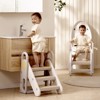 Foldable Kids Step Stool for Bathroom Sink, Adjustable Toddler Toilet Ladder & Kitchen Helper with Non-Slip Design - 2 of 4