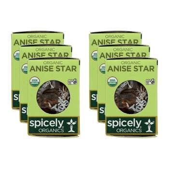 Spicely Organics - Organic Star Anise - Whole - Case of 6/.1 oz
