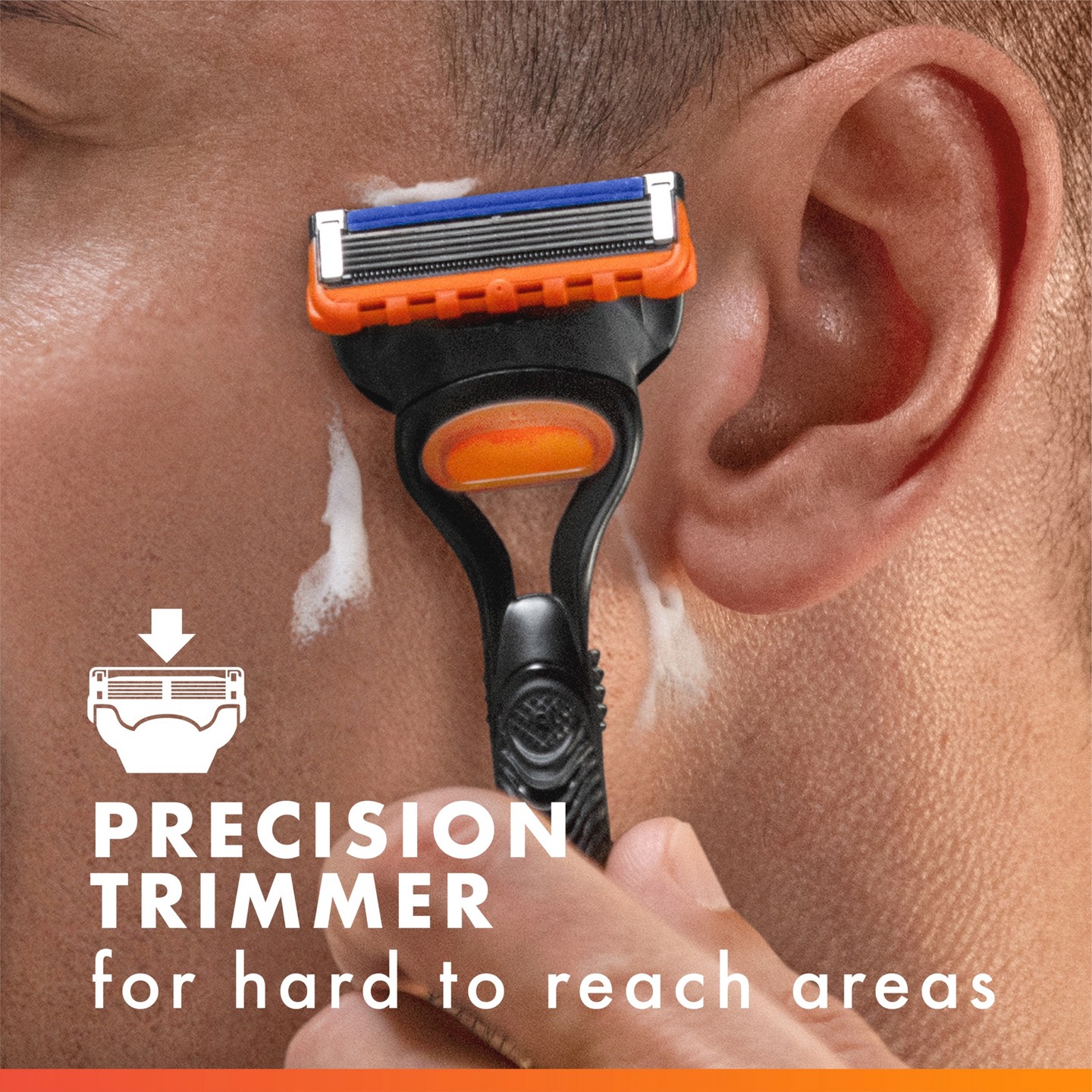 Сменные кассеты для мужской бритвы Gillette Fusion5, 4 шт. — фото 8