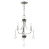 Livex Lighting Laurel 3 - Light Chandelier in  Brushed Nickel - 3 of 4