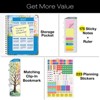HARDCOVER 2026 Planner, 8.5"x11": 14 Months (Nov 2025-Dec 2026), Daily/Weekly/Monthly,  Bookmark, Pocket Folder w Sticky Notes (Tree Seasons) - 2 of 4
