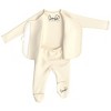 Bonsie Skin to Skin Babywear - Footie - Oat - 4 of 4