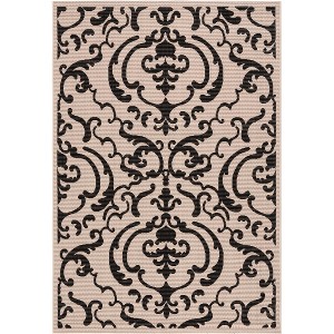 Courtyard CY2663 UV & Stain Resistant Non-Shedding Power Loomed Indoor/Outdoor Rugs - Safavieh - 1 of 4