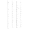 vidaXL Wall Mounted Wine Rack for 12 Bottles 2 pcs White Iron - 2 of 4