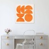 Geometric Shapes Orange by Ana Rut Bre Unframed Wall Canvas - iCanvas - 2 of 4
