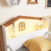 Twin Size Loft Bed with House Shape Headboard and Storage Drawers - 4 of 4
