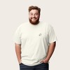 Dalix Ghost Embroidered Soft Cotton Short Sleeve T Shirt Mens - 3 of 4